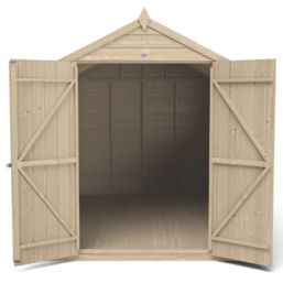 Forest  6' x 10' (Nominal) Apex Overlap Timber Shed with Assembly