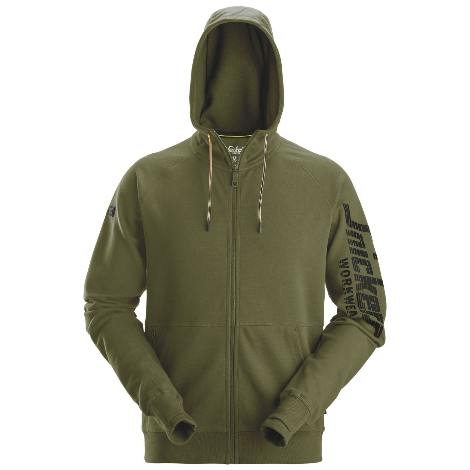 Snickers 2895 Logo Full Zip Hoodie Khaki Green 2X Large 52" Chest (262KC)