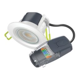 Collingwood H2 Lite Select Fixed  Fire Rated LED Downlights Matt White 5W 600-650lm 10 Pack