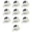 Collingwood H2 Lite Select Fixed  Fire Rated LED Downlights Matt White 5W 600-650lm 10 Pack