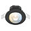 Calex SMD 220-240V 2700-6500K Adjustable Tilting Head  LED Smart Downlight With Variable White Light Black 4.9W 345lm