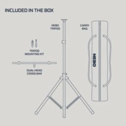 Nebo  2-Clip Lighting Tripod 2m