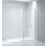 Triton Neo  Frameless Showerwall & Swivel Panel Chrome 1100mm x 2015mm