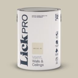 LickPro  5Ltr Greige 02 Vinyl Matt Emulsion  Paint