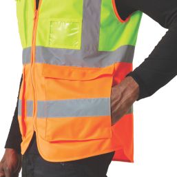 Regatta Pro Executive Hi-Vis Vest Yellow/Orange 2X Large 47" Chest