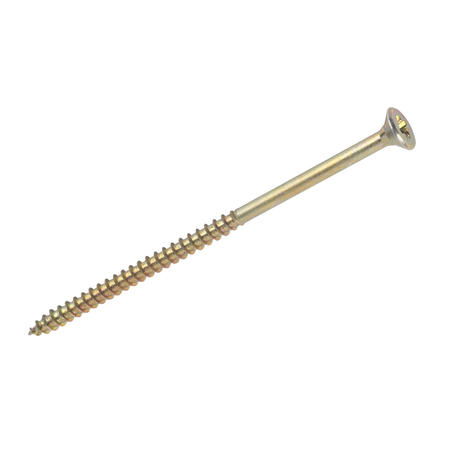Goldscrew PZ Double-Countersunk Thread Cutting Multipurpose Screws 5mm x 100mm 100 Pack (26305)