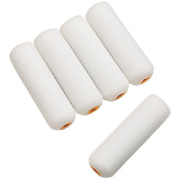 No Nonsense  Short Pile Gloss Roller Sleeves Multipurpose 4" x  5 Pack