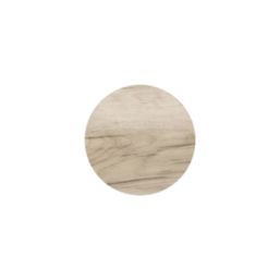 Ohio 2-Door Bathroom Vanity Unit with Ceramic Basin Effect Oak 510mm x 390mm x 848mm