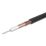 Labgear PF100 Black 1-Core Round Coaxial Cable 100m Coil