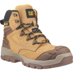 CAT Striver XL 6" Size 8  Honey Waterproof Steel Toe Cap Safety Boots