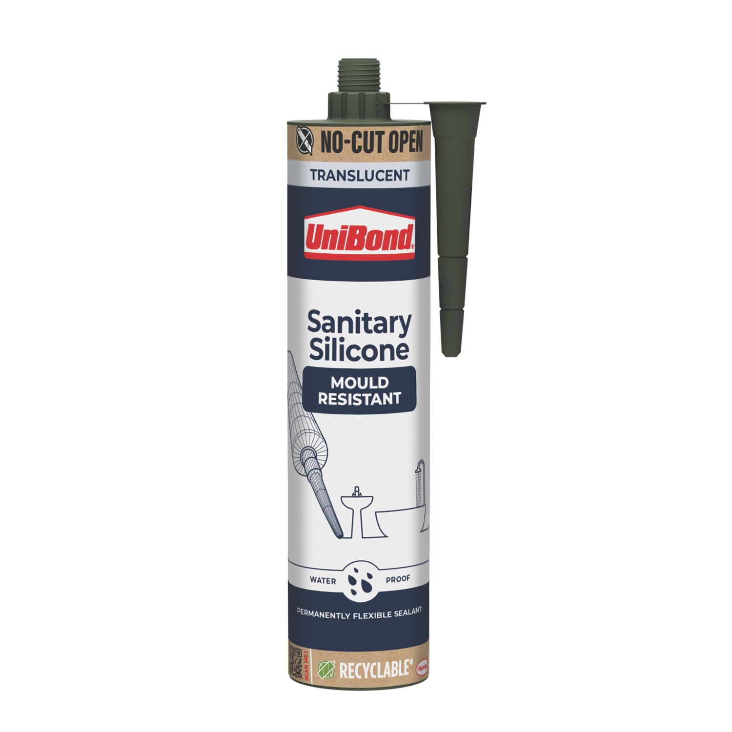 Unibond Sanitary Sealant Translucent 280ml (263CW)