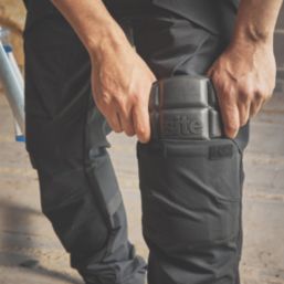 Site Varnik Stretch Work Trousers Black 40" W 30" L