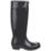 Hunter Original Tall Gloss Size 4 Womens Black Non Safety Wellies
