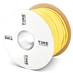Time 3183YAG Yellow 3-Core 1.5mm² Flexible Cable 50m Drum