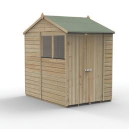Forest Beckwood 5' x 7' (Nominal) Reverse Apex Shiplap Timber Shed