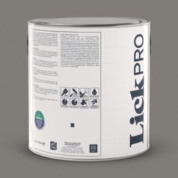 LickPro  2.5Ltr Grey 09 Vinyl Matt Emulsion  Paint