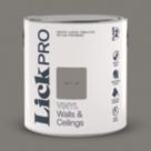 LickPro  2.5Ltr Grey 09 Vinyl Matt Emulsion  Paint