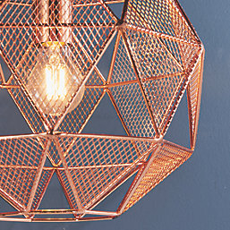 Quay Design Atlas Ceiling Pendant Copper