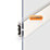 Sekosnap White 3mm H-Connector Fix Bar 2000mm x 27mm