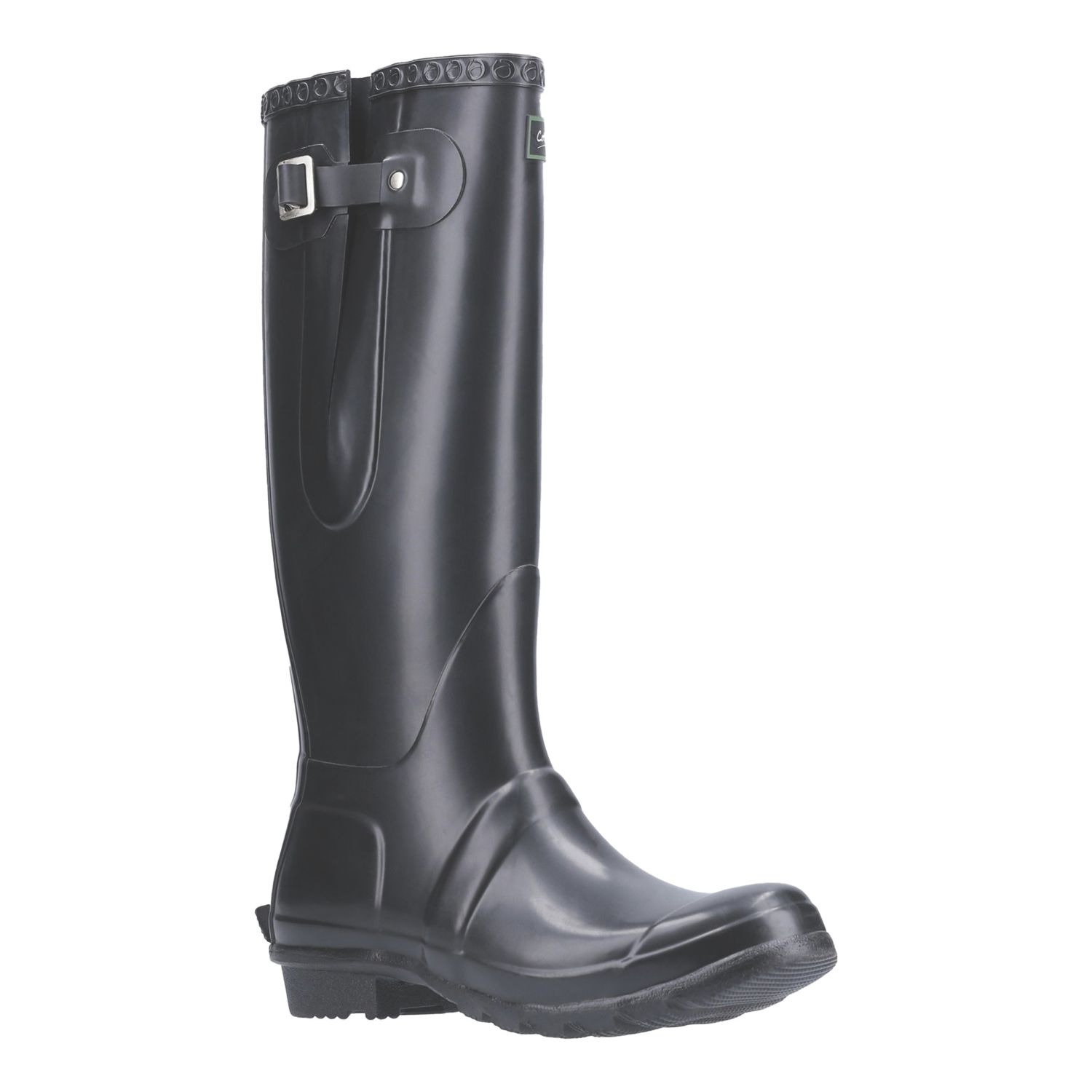 Cotswold Windsor Tall Size 11 Womens Black Non Safety Wellies (263XN)