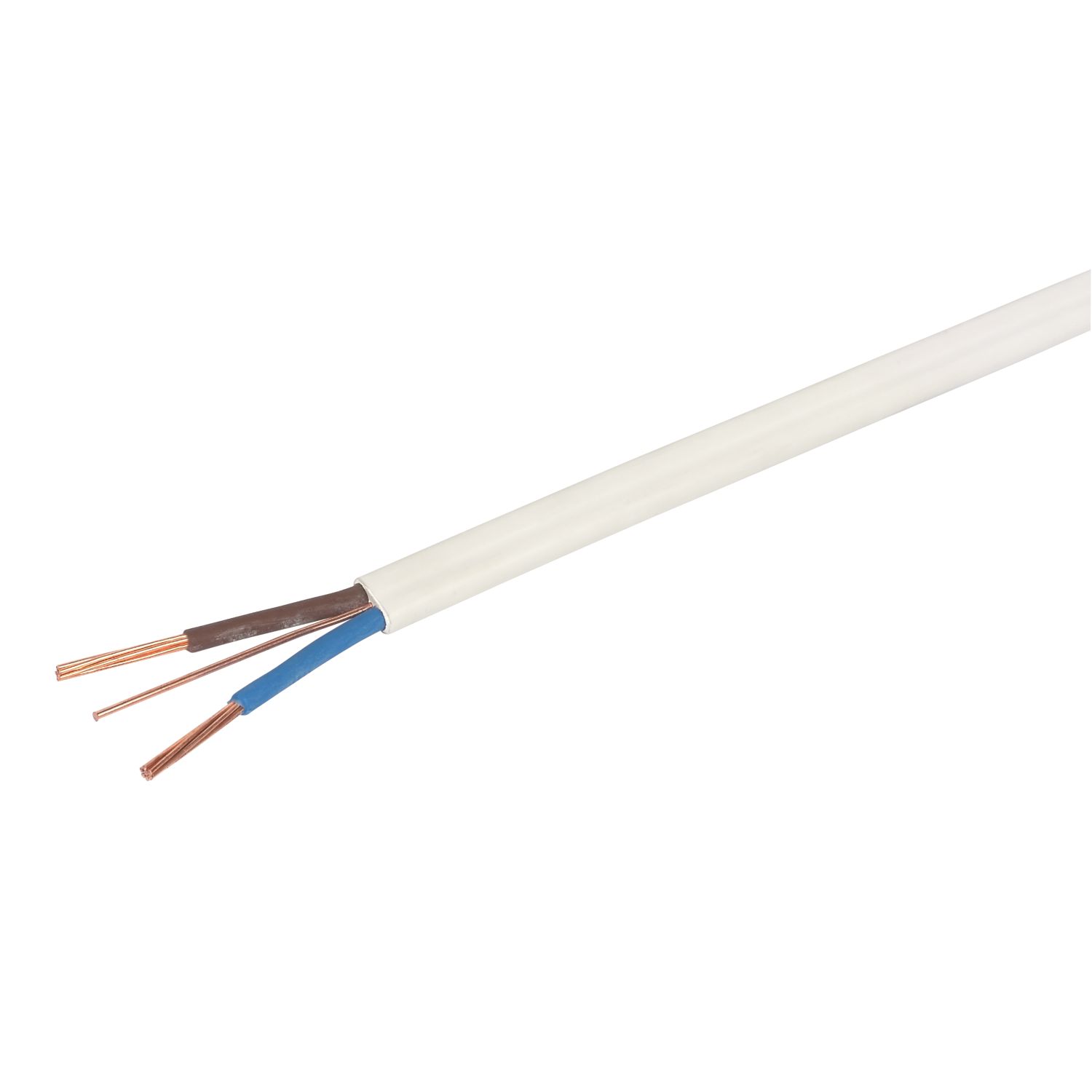 Prysmian 6242BH White 4mm² LSZH Twin & Earth Cable 100m Drum (26413)
