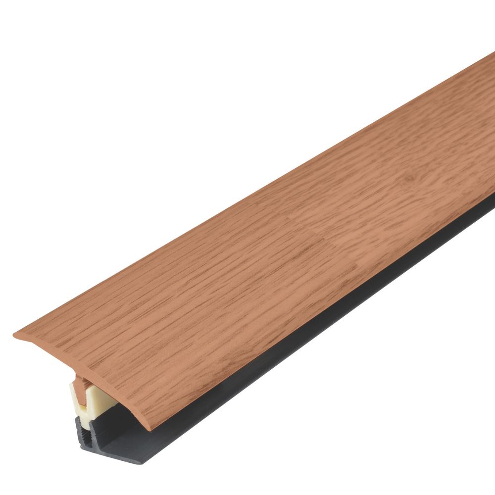 SELF-Adhesive Wood Effect Threshold 1M Door Stops End Laminate Floor Edge Strip Trim TMW Profiles (Antique Oak
