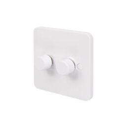 Schneider Electric Lisse 2-Gang 2-Way  Dimmer Switch  White