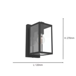 Eglo Budrone Outdoor Outdoor Wall Light Black