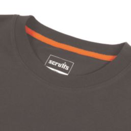 Scruffs Eco Worker Pocket Short Sleeve T-Shirt Charcoal Small 36-38" Chest