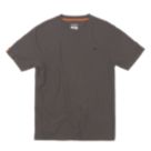 Scruffs Eco Worker Pocket Short Sleeve T-Shirt Charcoal Small 36-38" Chest