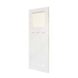 Edwardian 1-Clear Light Primed White Wooden 3-Panel Shaker Internal Door 1981mm x 762mm