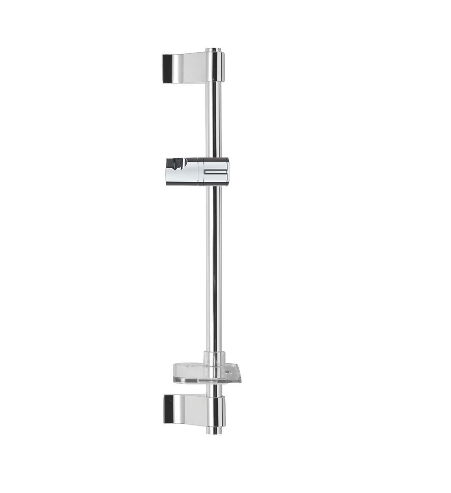 Triton Corner Riser Rail Chrome 530mm - Screwfix