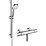 Hansgrohe Croma Select HP Rear-Fed Exposed White/Chrome Thermostatic Mixer Shower