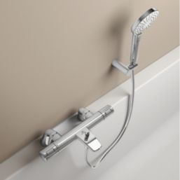 Ideal Standard Ceratherm T25 Exposed Single Outlet Thermostatic Chrome Bath Shower Mixer Valve
