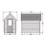Forest FRA58CRIN 5' 6" x 8' 6" (Nominal) Apex Overlap Timber Shed with Assembly