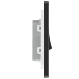British General Evolve 20 A  16AX 1-Gang 2-Way Light Switch  Copper with Black Inserts