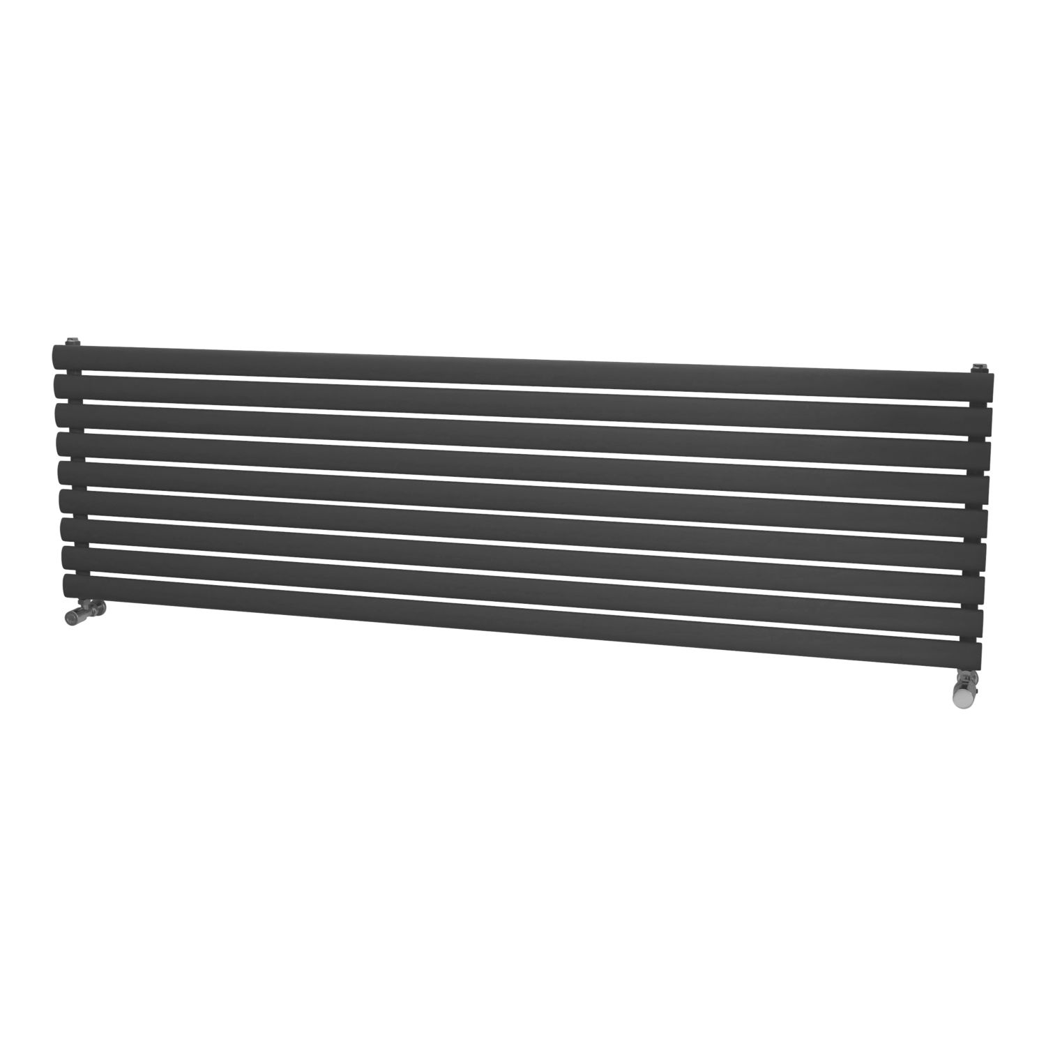 Ximax Fortuna 526mm x 1800mm 3515BTU Anthracite Horizontal Designer Radiator (264TP)