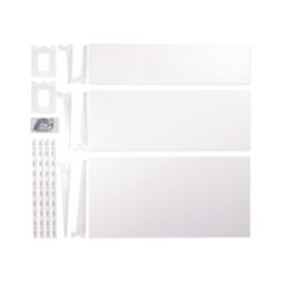 RB UK  3-Tier Metal Home Office Shelving Unit 810mm x 410mm x 1000mm