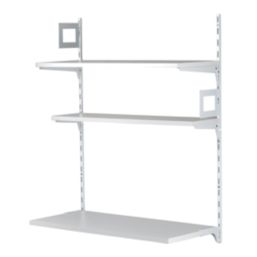 Metal shelving on sale wall unit