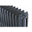 Arroll Montmartre 3-Column Cast Iron Radiator 760mm x 1154mm Black 6879BTU