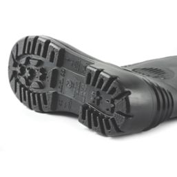 Site Trench Size 11  Black Steel Toe Cap Safety Wellies