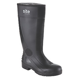 Site Trench   Safety Wellies Black Size 11