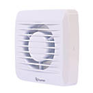 Xpelair VX100T 4" Axial Bathroom Extractor Fan with Timer White 220-240V
