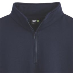 Pro RTX  1/4 Neck Zip Sweatshirt Navy 2X Large 48 / 50" Chest