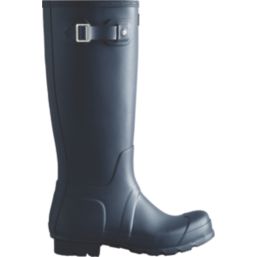 Hunter Original Tall Size 10  Navy Non Safety Wellies