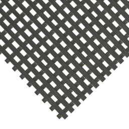 COBA DeckStep Anti-Slip Floor Mat Black 10m x 1m x 11.5mm