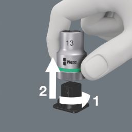 Wera 8767 C TORX HF 2 Zyklop 1/2" Drive Bit Socket Set 6 Pieces