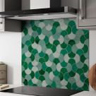 Wilsonart  Emerald Scallop Wide Hob Splashback 900mm x 800mm x 4mm