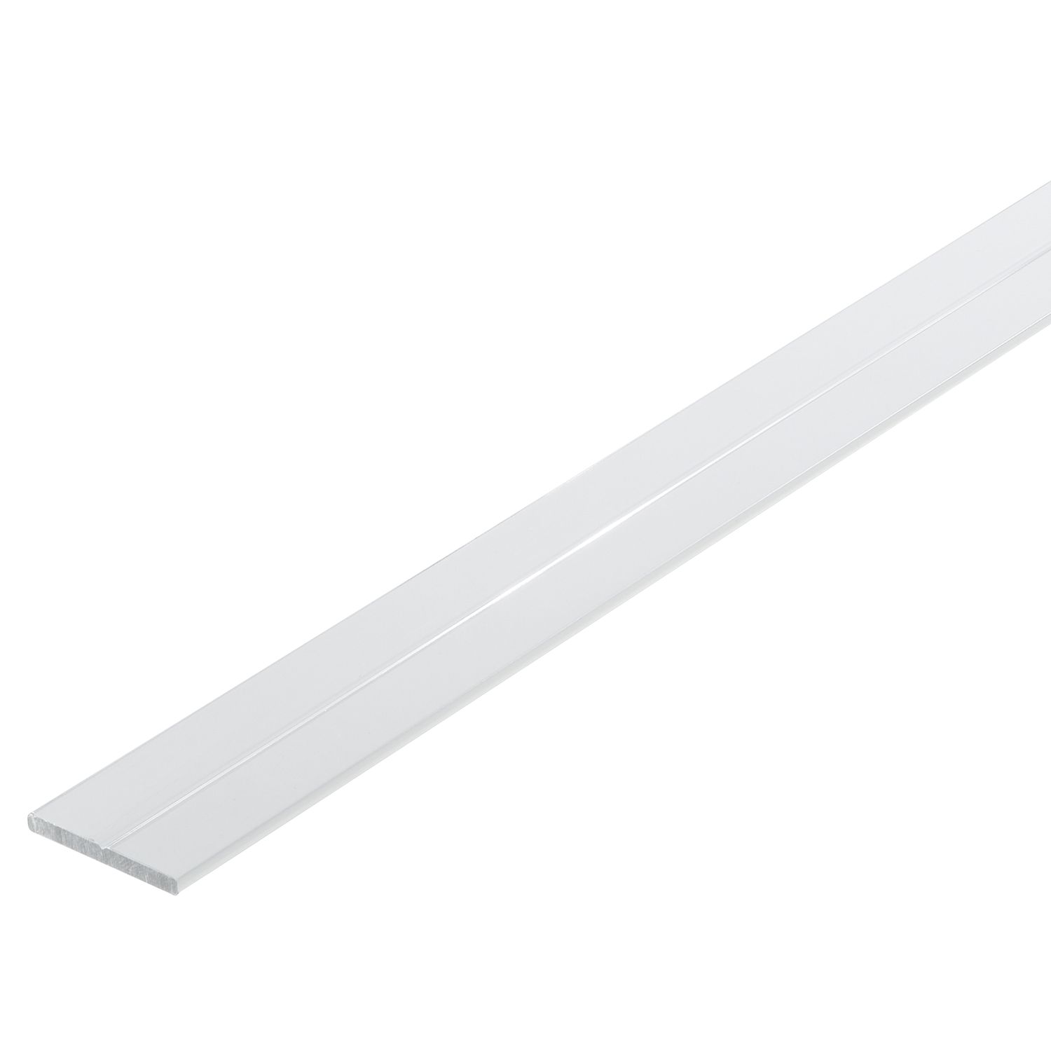 Rothley White Plastic Flat Bar 1000mm x 24mm x 2mm (265JP)