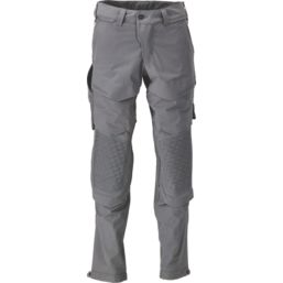 Mascot Customized Work Trousers Stone Grey 30.5" W 32" L